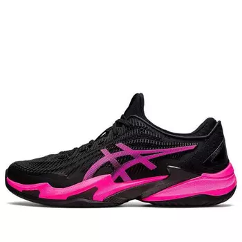 Кроссовки court ff 3 'black hot pink' Asics, черный