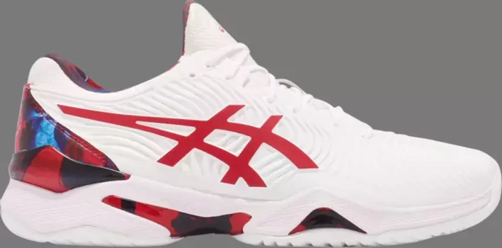 Кроссовки court ff novak le 'white classic red' Asics, белый