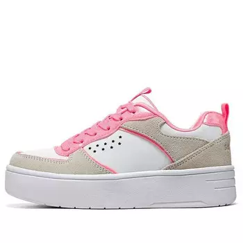 Кроссовки court high 'white coral' Skechers, белый