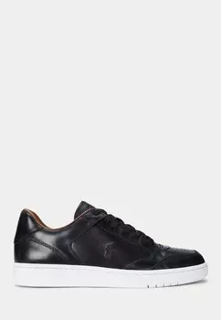 Кроссовки COURT LEATHER SNEAKER Polo Ralph Lauren, черный