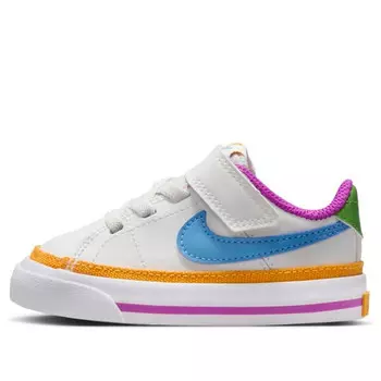 Кроссовки court legacy lift 'white multi-color' Nike, белый