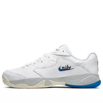 Кроссовки court lite 2 premium 'white blue' Nike, белый
