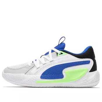 Кроссовки court rider chaos basketball shoes 'future blue-green glare' Puma, зеленый