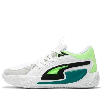 Кроссовки court rider chaos 'jewel - white fizzy lime' Puma, белый