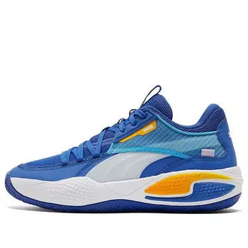 Кроссовки court rider 'dazzling blue saffron' Puma, синий