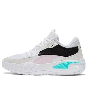 Кроссовки court rider 'summer days - pink lady' Puma, белый