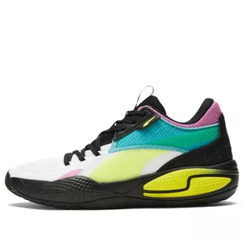 Кроссовки court rider swxp 'white yellow alert' Puma, белый