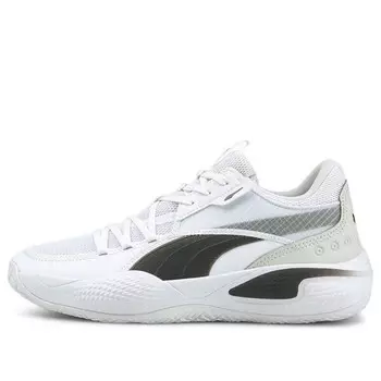 Кроссовки court rider team 'white black' Puma, белый