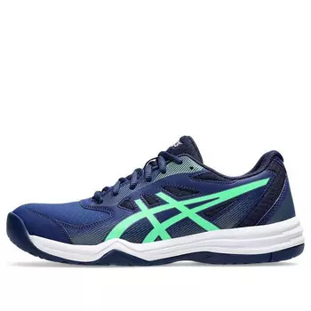 Кроссовки court slide 3 'blue expanse new leaf' Asics, голубой