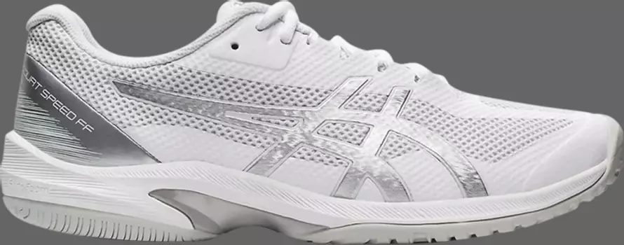 Кроссовки court speed ff 'white pure silver' Asics, белый