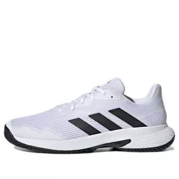 Кроссовки courtjam control 'white black' Adidas, белый