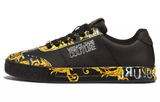 Кроссовки Couture Court Baroccoflage с принтом Versace Jeans