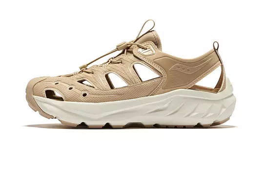 Кроссовки Cradle Running унисекс с низким верхом светло-хаки Saucony