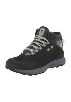 Кроссовки Cragstone Leather, кожа нубук, водонепроницаемые. для дам THE NORTH FACE, темно-серый