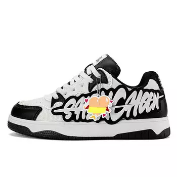 Кроссовки Crayon Shinchan/Crayon Shinchan Skateboarding Shoes Unisex Low-top, черный