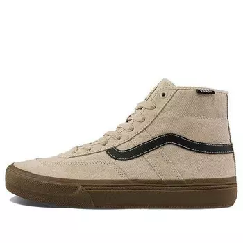 Кроссовки crockett high pro light brown Vans, коричневый
