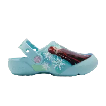 Кроссовки Crocs Frozen 2 x Clog Kids Fun Lab - Anna And Elsa, синий