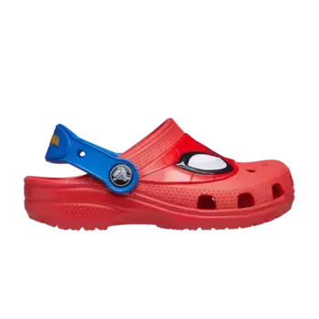 Кроссовки Crocs Marvel x Classic Clog Kids Fun Lab - I Am Spider Man, красный