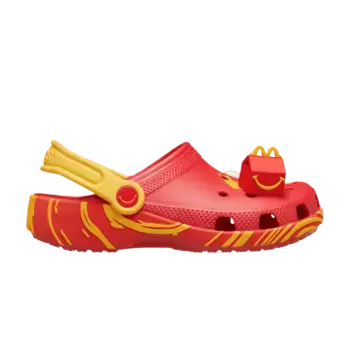 Кроссовки Crocs McDonald s x Classic Clog KidsHappy Meal, красный