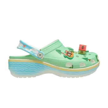Кроссовки Crocs Nintendo x Classic Platform Clog 'Animal Crossing', зеленый