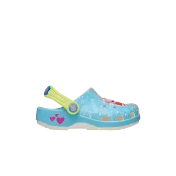 Кроссовки Crocs Peppa Pig x Classic Clog Toddler Blue Pink Gradient, синий