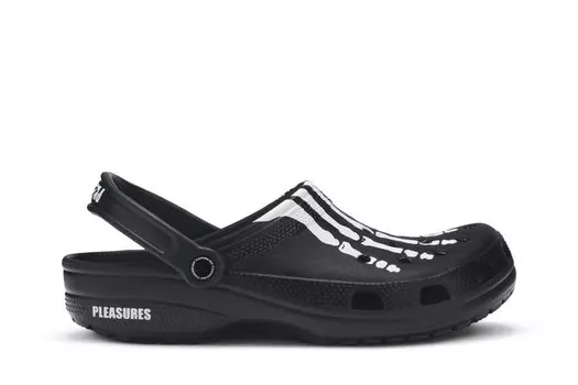 Кроссовки Crocs Pleasures x Clog 'Skeleton', черный