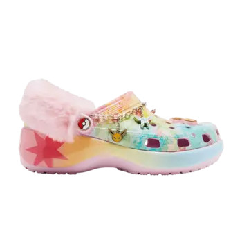 Кроссовки Crocs Pokmon x Wmns Classic Platform Clog 'Eevee', розовый