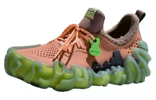Кроссовки Crocs Pollex Juniper By Salehe Bembury Guava, цвет Pink Moon/Nori/Magnet