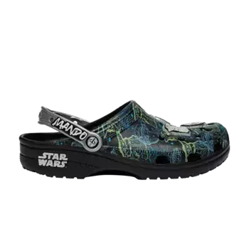 Кроссовки Crocs Star Wars x Clog Mandalorian, черный