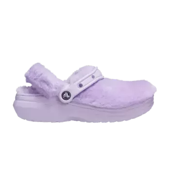 Кроссовки Crocs Wmns Classic Lined Clog Fur Sure - Lavender, фиолетовый