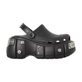 Кроссовки Crocs x Balenciaga HardCrocs Sandal 'Black', черный