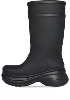 Кроссовки crocs x boots 'black' Balenciaga, черный
