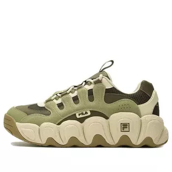 Кроссовки croissant chunky sneakers 'green beige' Fila, зеленый