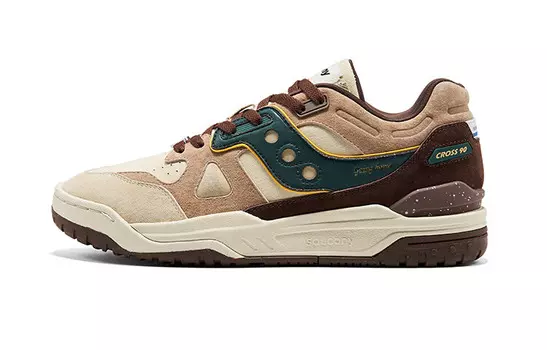 Кроссовки Cross 90 унисекс с низким верхом зеленый Saucony