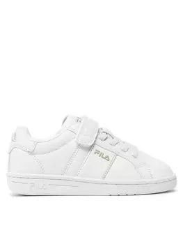 Кроссовки Crosscourt Line Velcro Kids Fila, белый