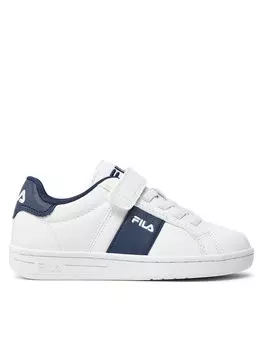 Кроссовки Crosscourt Line Velcro Kids Fila, белый