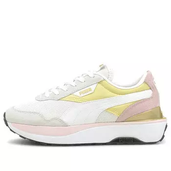 Кроссовки cruise rider white/pink Puma, белый