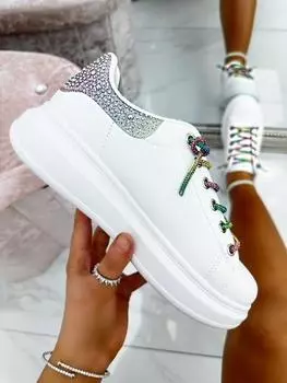 Кроссовки Crystal Brilliance, ограниченная серия Love Lemonade, белый