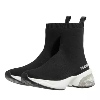 Кроссовки crystal love donna nero Love Moschino, черный