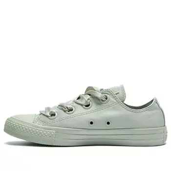 Кроссовки ctas big eyelets all star green silk bow Converse, зеленый