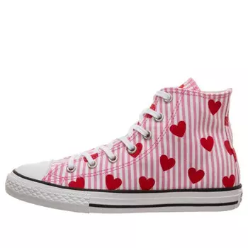 Кроссовки ctas hi pink Converse, розовый