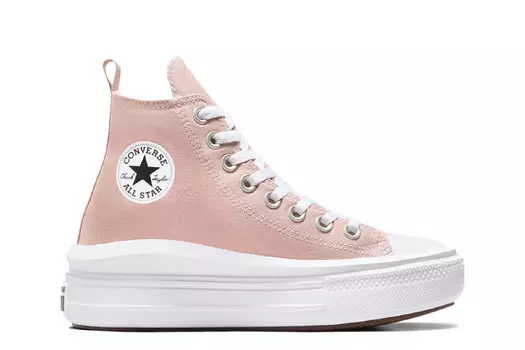 Кроссовки Ctas move hi на шнуровке Converse, розовый