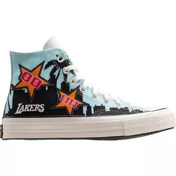 Кроссовки CTM X NBA X Jeff Hamilton Chuck 70 Hi Converse, цвет Poolblau/Schwarz/Reiher