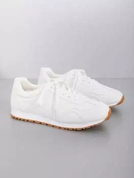 Кроссовки CUCCOO EASI на шнуровке, минимальный рисунок, простая женская модная спортивная обувь Распродажа летней обуви Cuccoo, белый