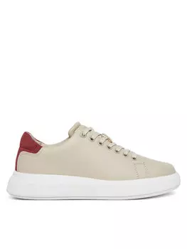 Кроссовки Cupsole Lace Up - Suede Bt HW0HW02404 Calvin Klein, бежевый