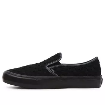 Кроссовки curren x knost x slip-on sf Vans, черный