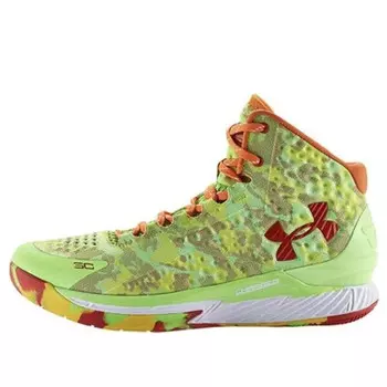 Кроссовки curry 1 'candy reign' Under Armour, зеленый