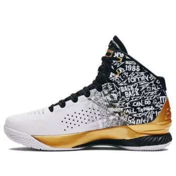 Кроссовки curry 1 'unanimous' Under Armour, черный