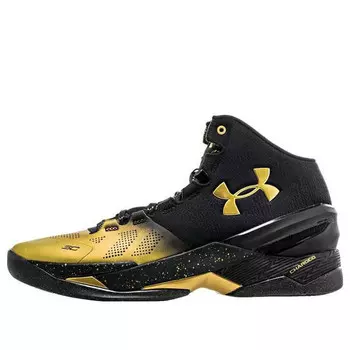 Кроссовки curry 2 'black gold' Under Armour, черный