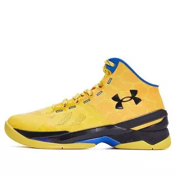 Кроссовки curry 2 retro 'double bang' Under Armour, золотой